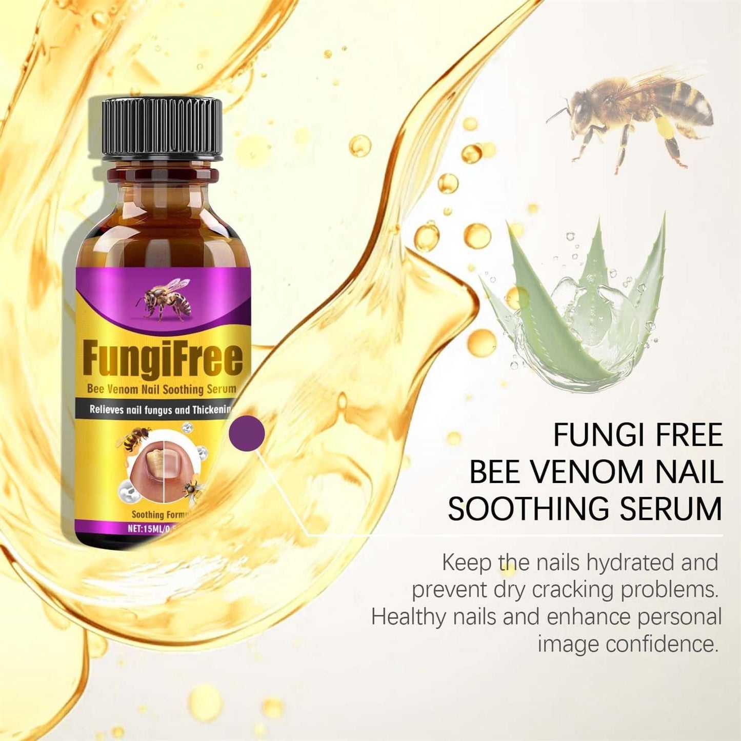 Bee Venom Nail Serum – Fight Fungus, Get Shine Back