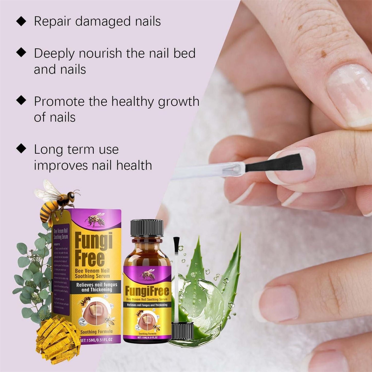 Bee Venom Nail Serum – Fight Fungus, Get Shine Back